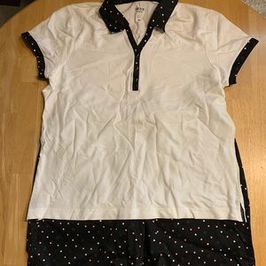 Golf Polka Dot Bermuda Shorts & Matching Polo